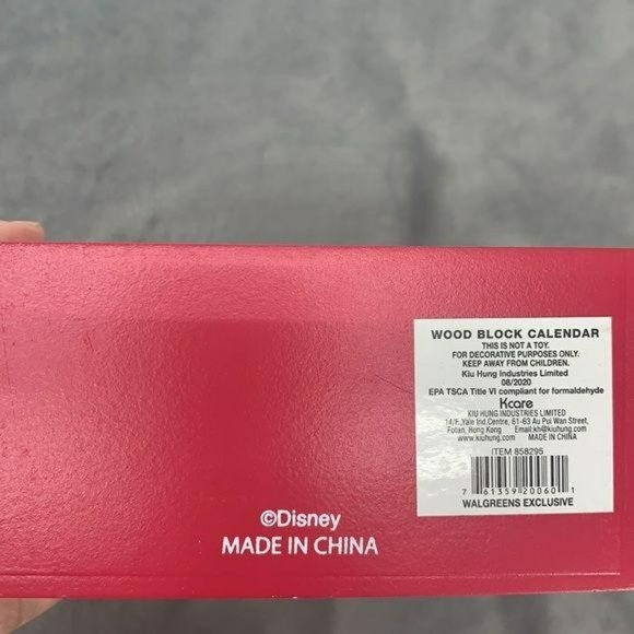 Disney‎ Mickey and Minnie Wood Block Calender - Picture 6 of 6